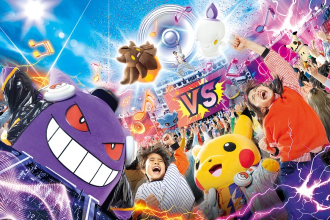 DJ Gengar and DJ Pikachu lead the charge at USJ’s 2025 Pokémon Unstoppable Halloween Party, featuring high-energy dance battles with Ghost-type Pokémon under DECO*27’s musical direction.
